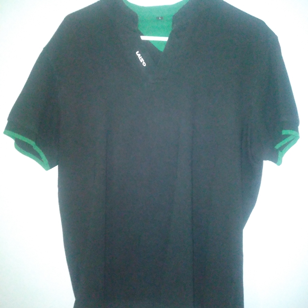Black and Green Men's Shirt